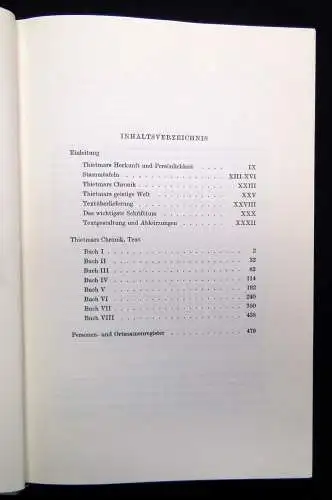 Merseburg Trillmich Chronik Chronicon 1966 Faksimile der Ausgabe von 1957