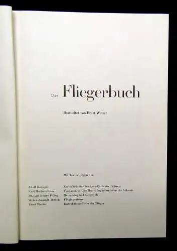 Wetter Das Fliegerbuch 1947 Zeppelin-Archiv Bodo Jost Luftfahrt Luftschiff