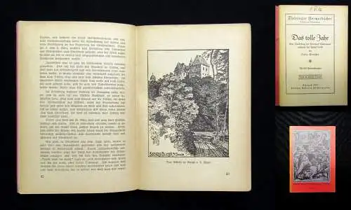 Wünscher Das tolle Jahr Sturmzeit Thüringens 1927 mit 5 Federzeichnungen