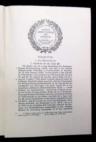 Peek Germaniae Die Reinhardsbrunner Briefsammlung 1952 deutsch-latein Geschichte