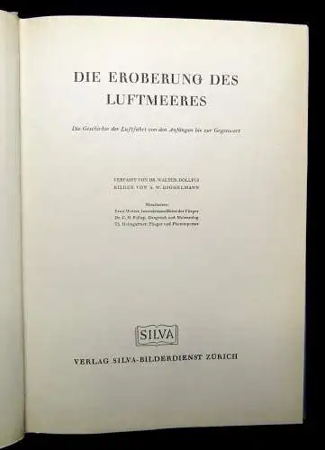 Dollfus Di Eroberung des Luftmeeres Die Geschichte der  Luftfahrt 1948 Bodo Jost