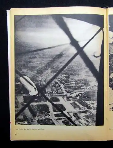 Zeppelin Gestern und Morgen 1936 Geschichte der deutschen Luftschifffahrt