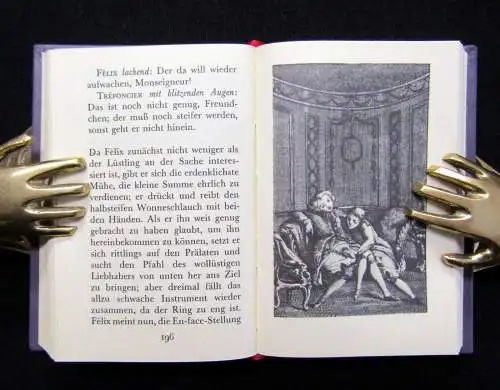 Nerciat  Den Teufel im Leibe Exemplar 133 v.500 der GA 3 Bde. 1986 Erotica