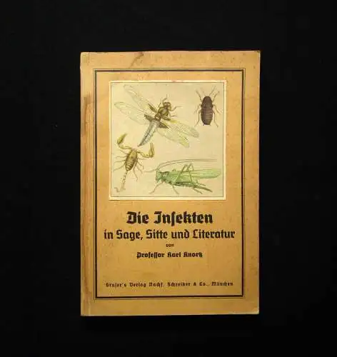 Knortz Die insekten in Sage Sitte und Literatur 1910 Naturwissenschaft Tiere