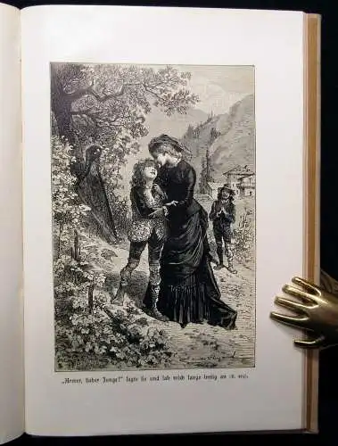 Moritz Heimatlos Nach Hektor Malots Roman "Sans Famille" 4Tondruckbilder um 1910