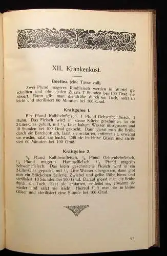 Kehrmann Koche auf Vorrat Frischhaltung mit den Weck´schen Einrichtungen 1907 js