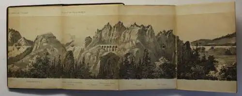 Weidmann/ Benkert Panorama des Semmerings 1873 Österreich Landschaft Reise sf