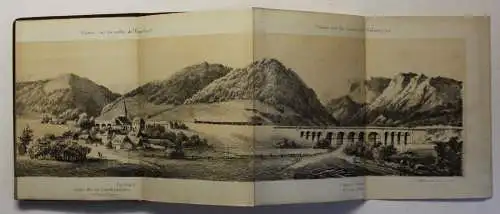 Weidmann/ Benkert Panorama des Semmerings 1873 Österreich Landschaft Reise sf