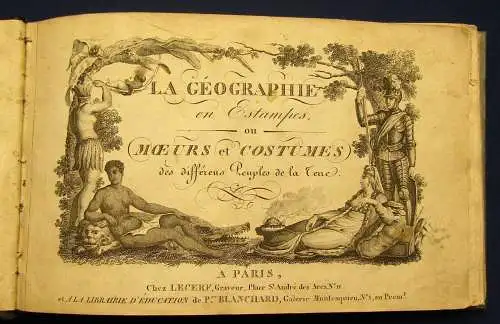 La Geographie en estampes ou Moeurs et costumes de la Terre 1825 js