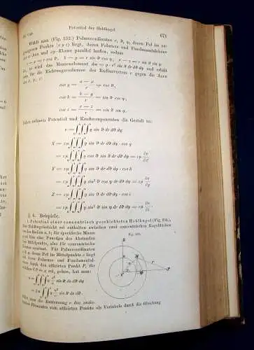 Schell Theorie der Bewegung und der Kräfte 1870 EA Naturwissenschaften Physik mb