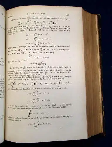 Schell Theorie der Bewegung und der Kräfte 1870 EA Naturwissenschaften Physik mb