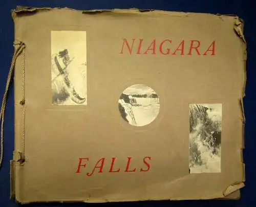 Sammelbilderalbum Niagara Falls vollständig mit 27 Abb. auf Tafeln um 1920 js