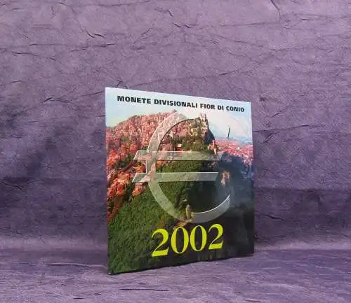 Kursmünzensatz San Marino 2002 R Bankfrisch Italien