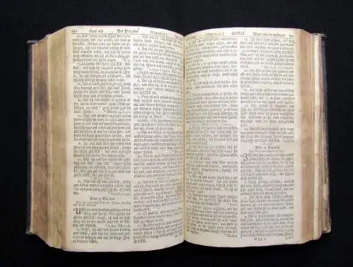 Biblia oder die ganze heilige Schrift altes und neues Testament 1731 Theologie