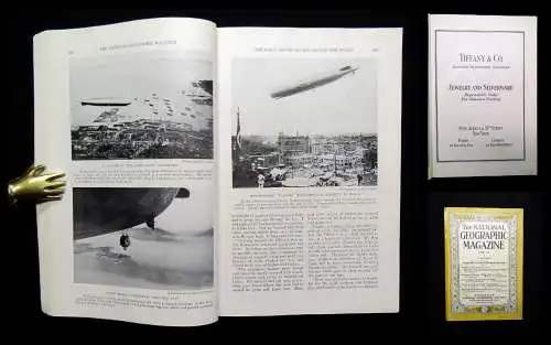 The National Geographic Magazine Juni 1930 Volume Nr. Six Spezialteil Zeppelin