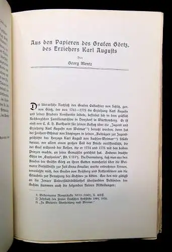 Dobenecker, Otto Beiträge zur thüringischen und sächsischen Geschichte 1929