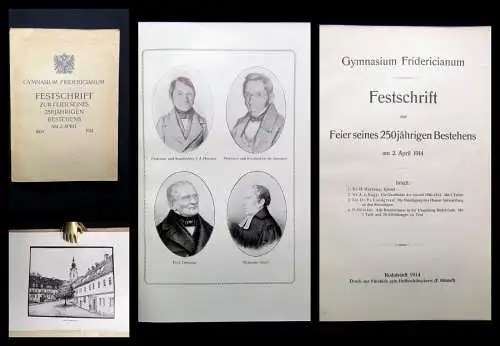 Gymnasium Fridericianum Festschrift seines 250 Jährigen Bestehens 2.April 1914