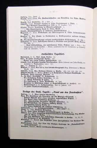 Mitteilungen der Vereinigung für Gothaische Geschichte 5 Hefte 1928-1933