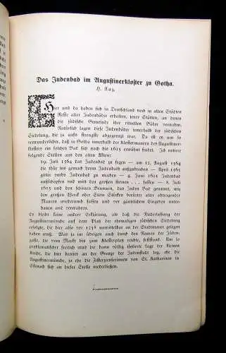 Mitteilungen der Vereinigung für Gothaische Geschichte 5 Hefte 1917-1927