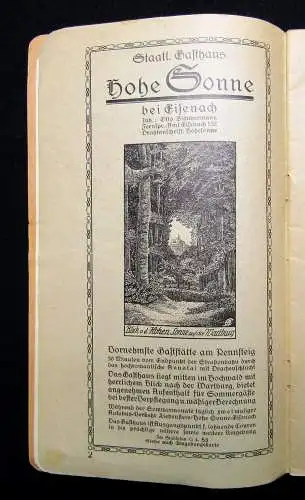 Ich führe Sie! Eisenach und Umgegend um 1920 Ortskunde Thüringen Guide