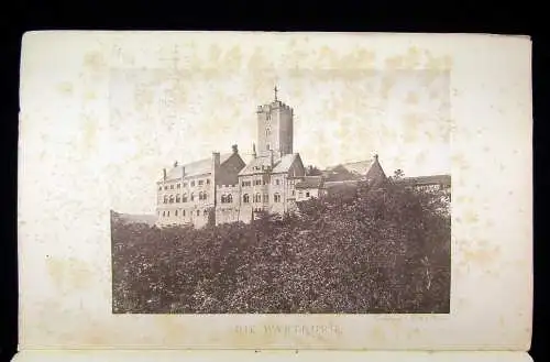 Warnatz Die Wartburg und Eisenach in Sage und Geschichte 1881 Ansicht Wartburg