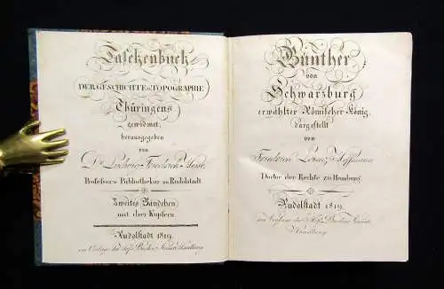 Hesse Hoffmann Thüringisches Taschenbuch 2.Bändchen 1819