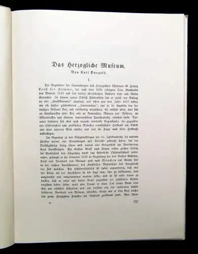 Schmidt Gotha Buch einer deutschen Stadt Heft 8 Das herzogliche Museum 1937