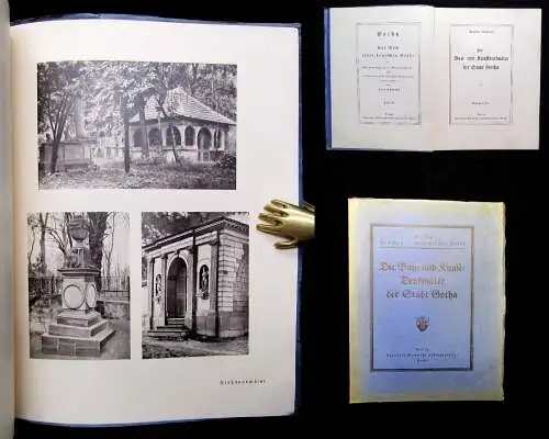 Schmidt Gotha Buch einer deutschen Stadt Heft 6 Bau-u Kunstdenkmäler 1929