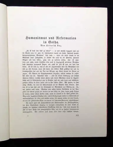 Schmidt Gotha Das Buch einer deutschen Stadt Gotha in der Neuzeit Heft 3 1928