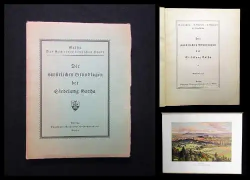 Schmidt Gotha Das Buch einer deutschen Stadt Heft 1 1927 Landeskunde Ortskunde