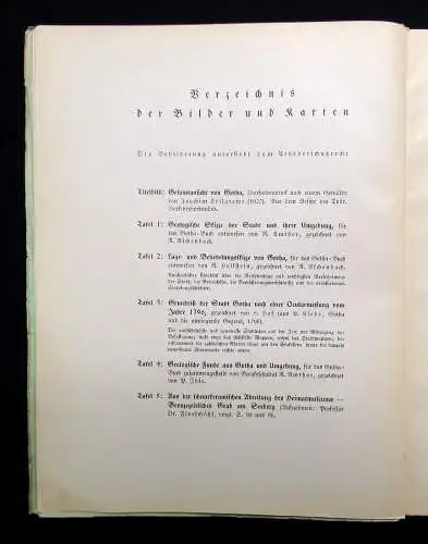 Schmidt Gotha Das Buch einer deutschen Stadt Heft 1 1927 Landeskunde Ortskunde