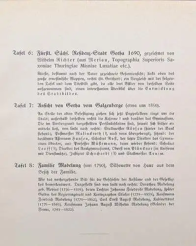 Schmidt Gotha Das Buch einer deutschen Stadt Heft 1 1927 Landeskunde Ortskunde