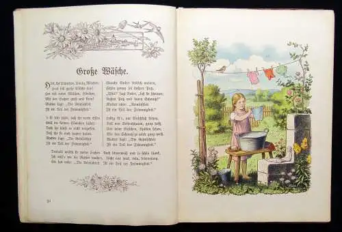 Versus Barmführ Lämmerweide Ein Bilderbuch für unsre lieben Kinder um 1900