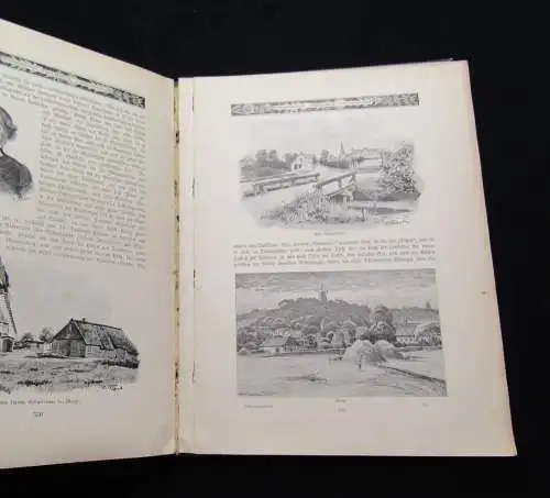 Haas Krumm Schleswig-Holstein meerumschlungen in Wort und Bild Orig-Ausgabe 1896