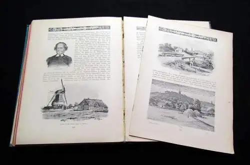 Haas Krumm Schleswig-Holstein meerumschlungen in Wort und Bild Orig-Ausgabe 1896