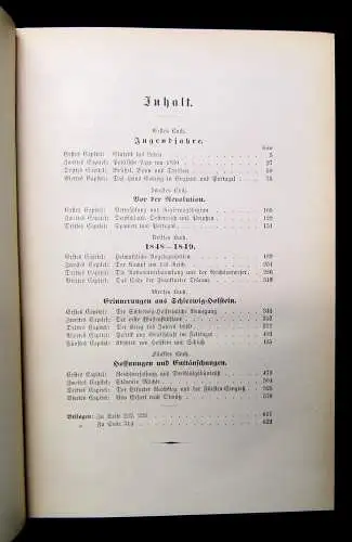 Ernst II. Aus meinem Leben und aus meiner Zeit 3 Bde 1889 Geschichte Literatur