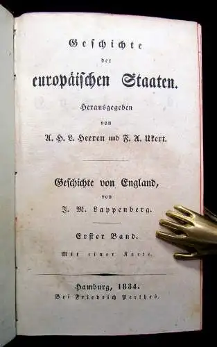 Lappenberg Geschichte der europäischen Staaten Geschichte von England 1834