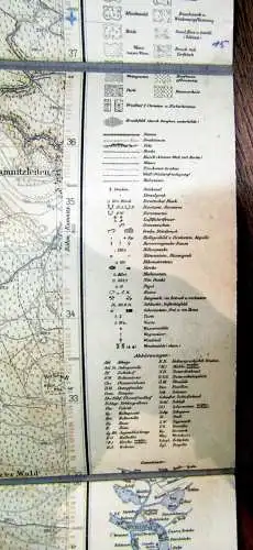 Karte 5151 Rosendorf 1942 ca.59x 60 cm Maßstab 1: 25 000 Ortskunde Wanderungen