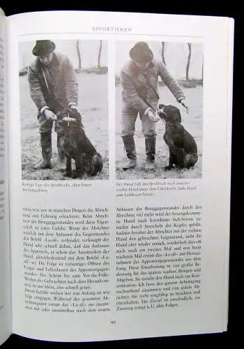 Tabel Der Jagd-Gebrauchs-Hund Abrichten und Führen 1998 186 Fotos 9 Zeichnungen