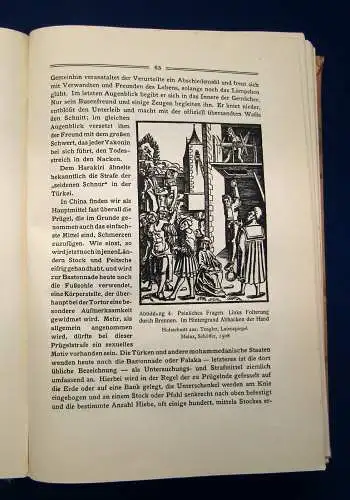 Langenscheidt Sammlung kulturgesch. Werke Helbing-Bauer Die Tortur 1925 OA mb