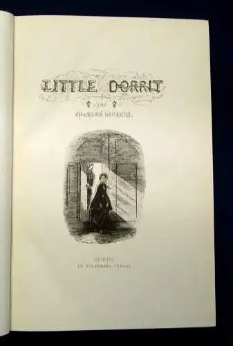 Dickens,Charles Klein Dorrit Little Dorrit 1927 40 Bilder von Browne (Phiz) js