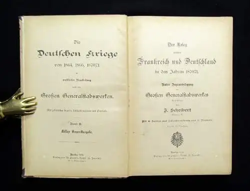 Scheibert Der Krieg zwischen Frankreich und Deutschland in den Jahren 1870/71