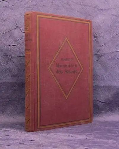 Hauff Mitteilungen aus den Memoiren des Satans um 1910 Literatur Belletristik