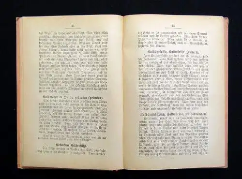 Petzold Die kleine deutsche Köchin für einfache Küche um 1900 Handwerk Kochen