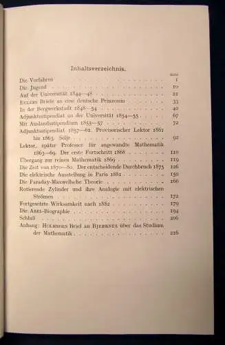 C. A. Bjerknes Sein Leben und seine Arbeit 1933 Bildband Halbpergament js