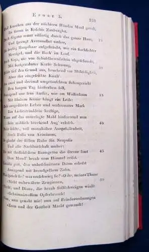 Voss Des Quintus Horatius Flaccus Werke 1.Bd. Oden und Episoden 1822 js