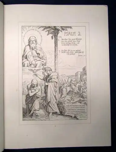 Der Psalter 1875 mit Zeichnungen von Führich & Holzschnitte von Oertel sf