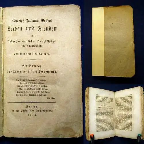 Becker Leiden u Freuden i siebzehnmonatlicher französischer Gefangenschaft 1814