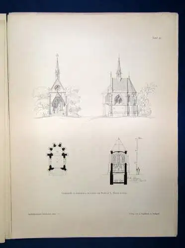 Eisenlohr/ Weigle Architektonische Rundschau 9. Jhg Lieferung 10 1893 Kunst sf