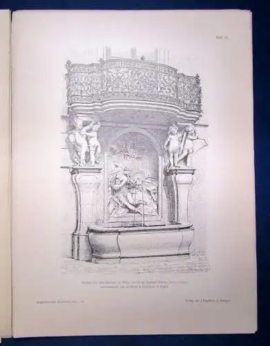 Eisenlohr/ Weigle Architektonische Rundschau 9. Jhg Lieferung 10 1893 Kunst sf